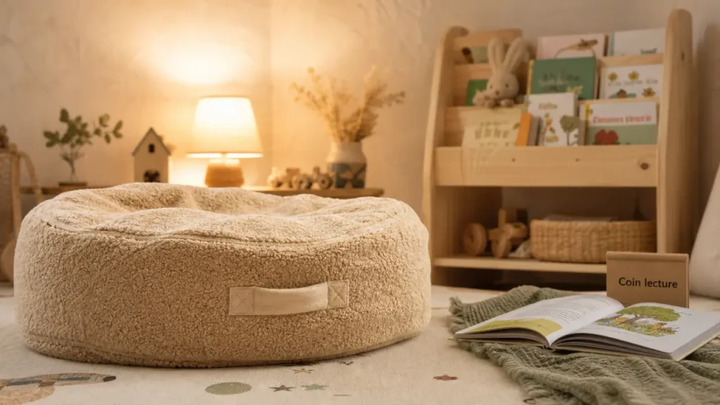 Quel pouf enfant pour la chambre choisir pour lire, jouer et se reposer ?