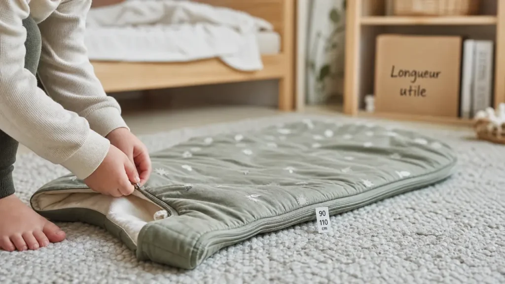 Sac de couchage bébé 2 ans : TOG et longueur