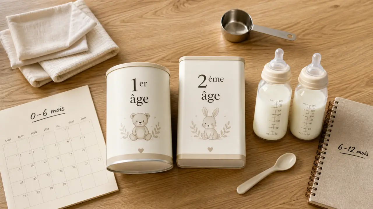 Difference lait 1er et 2eme age : fer et diversification