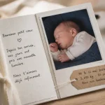 DIY faire part naissance sur papier rigide, photo nette et finitions sobres
