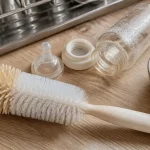Goupillon biberon pour nettoyer sans rayer le biberon