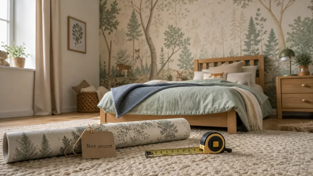 Papier peint chambre enfant : jungle, panoramique ou motifs doux pour une déco qui dure