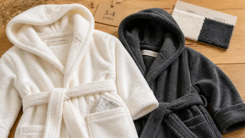 Sortie du bain, maison, hiver : quelle robe de chambre enfant choisir ?
