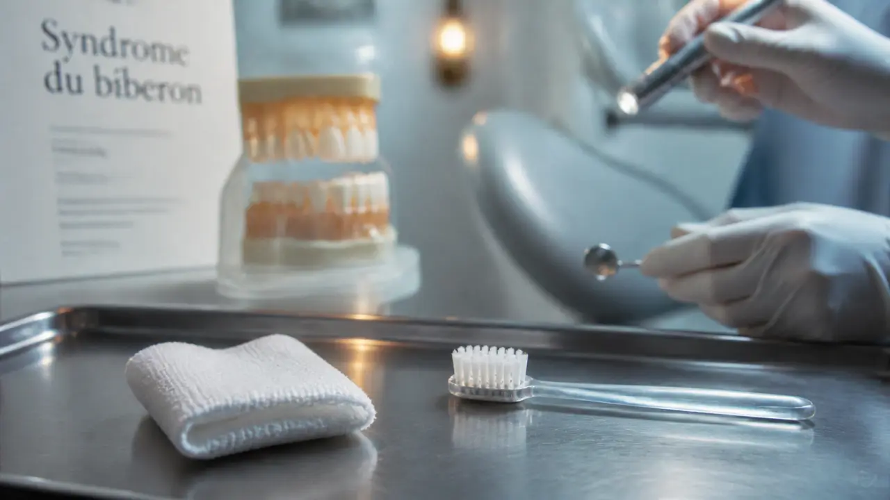 Syndrome du biberon : dents de lait et prévention chez le jeune enfant