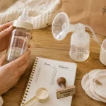 Allaitement mixte : biberon débit lent et soutien lactation après 6 semaines