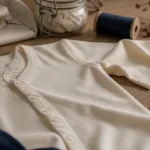 Pyjama coton bio bebe en coton crème, confort et certification
