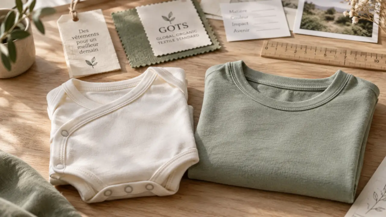 Body coton bio bébé et femme, coton bio et coutures